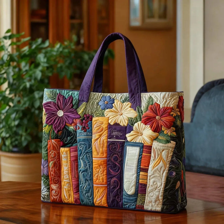 Sac fourre-tout matelassé - Amateur de livres