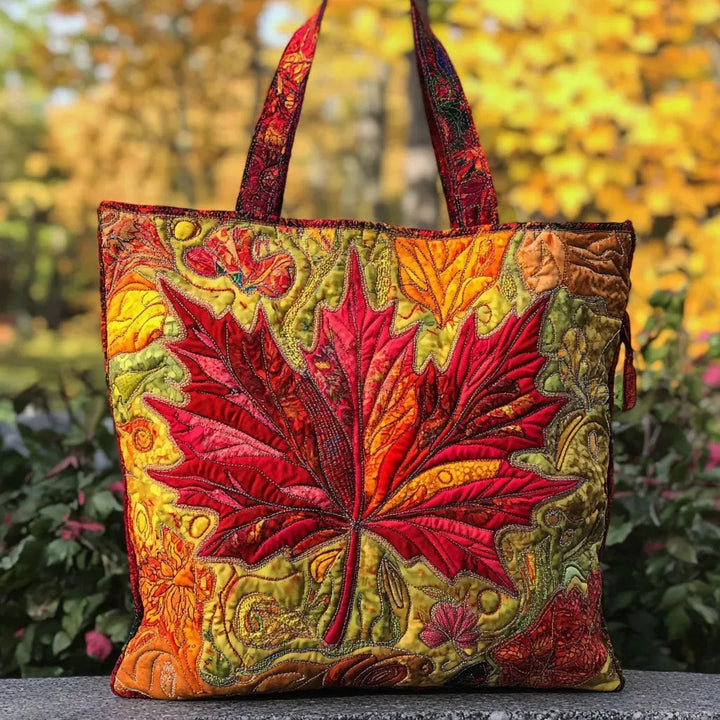 Sac fourre-tout matelassé - Érable au crépuscule