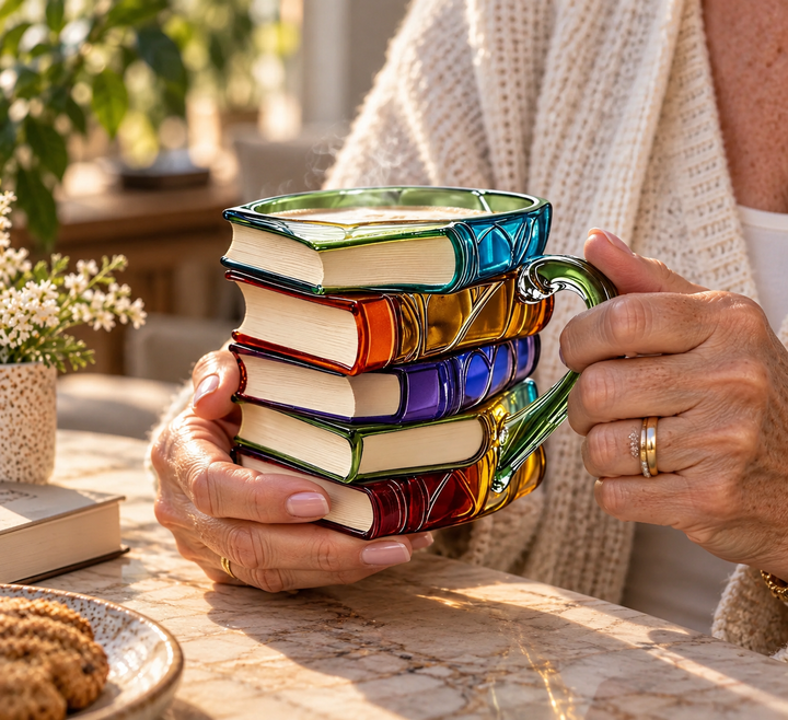 Mug en livre 3D Artisan Aurora