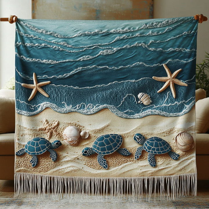 Couverture Tissée Plage Bliss