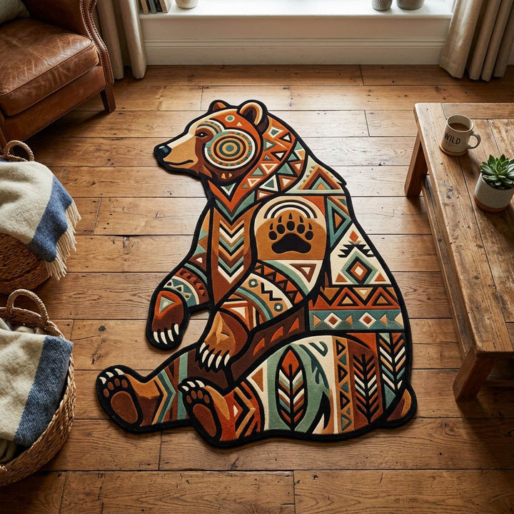 Tapis en forme personnalisée Esprit de l'Ours NCU0TD2631