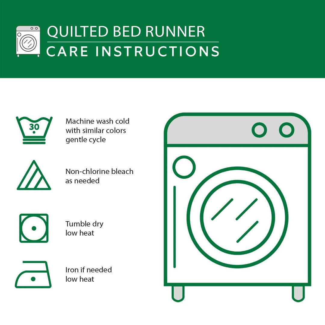 Couverture de lit matelassée Winter Bloom
