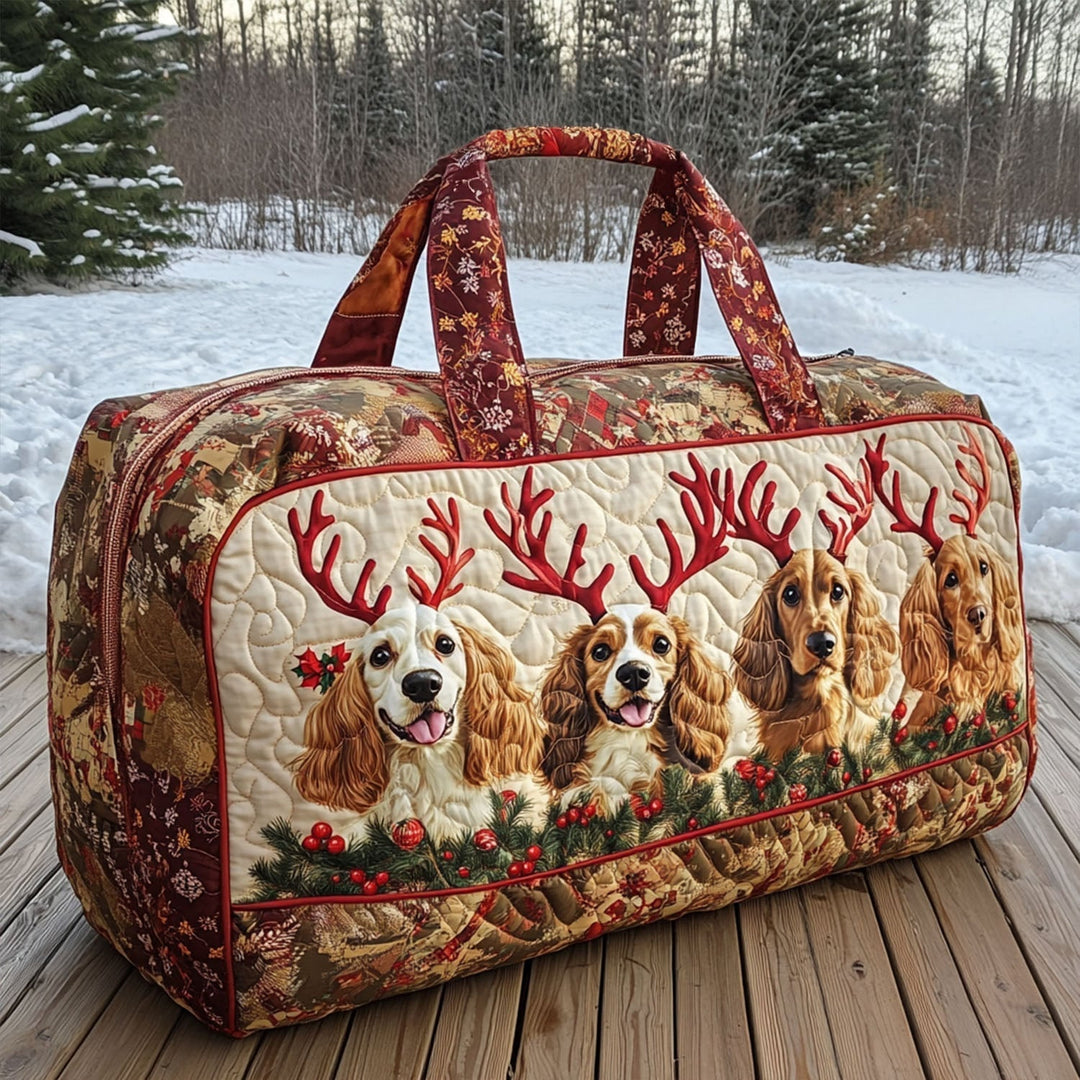 Sac de voyage matelassé Spaniel bien-aimé