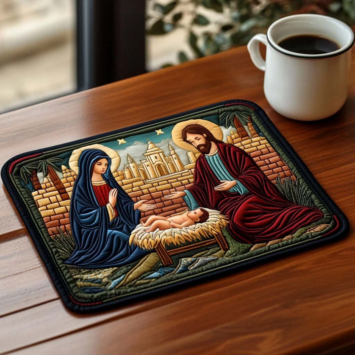 Tapis de table matelassé Bethlehem Dawn NCU0NT1469