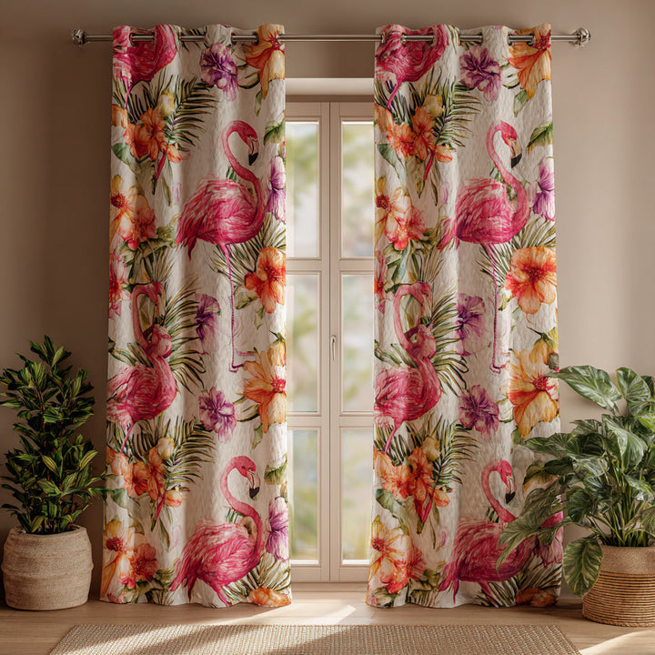 Rideaux Matelassés Bloom Flamant NCU0HH1723