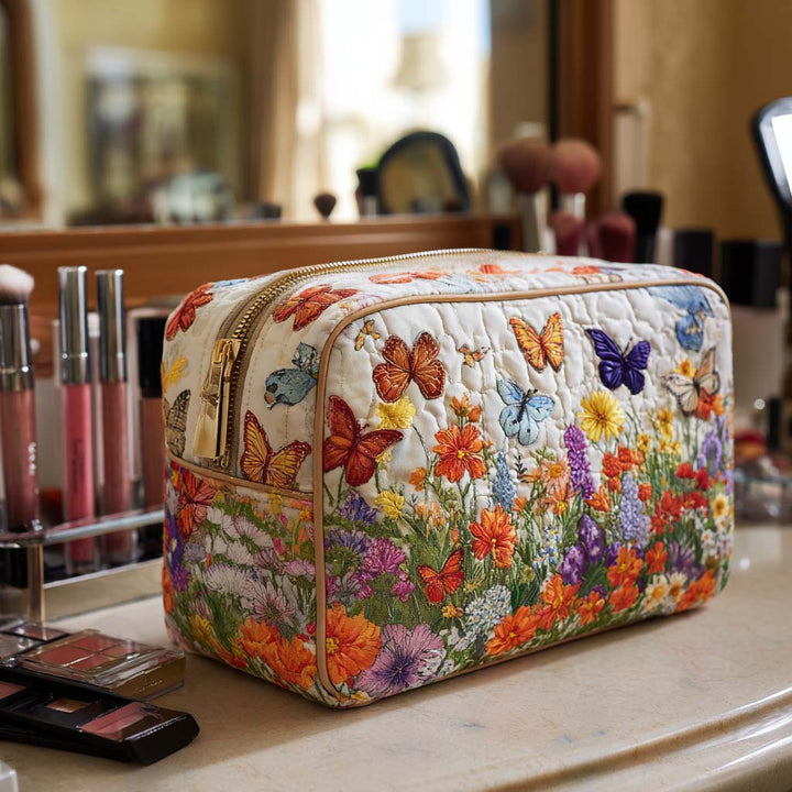 Trousse de Maquillage Matelassée Bloom Garden