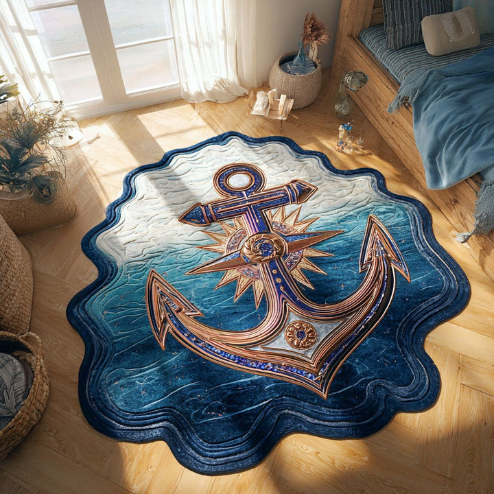 Tapis de sol en forme personnalisée Bloom Lattice NCU0PT11616
