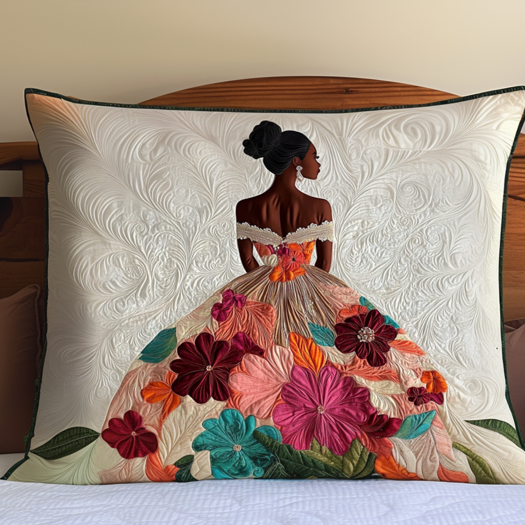 Housse de Coussin Matelassée Blooming Grace NCU0NT8150