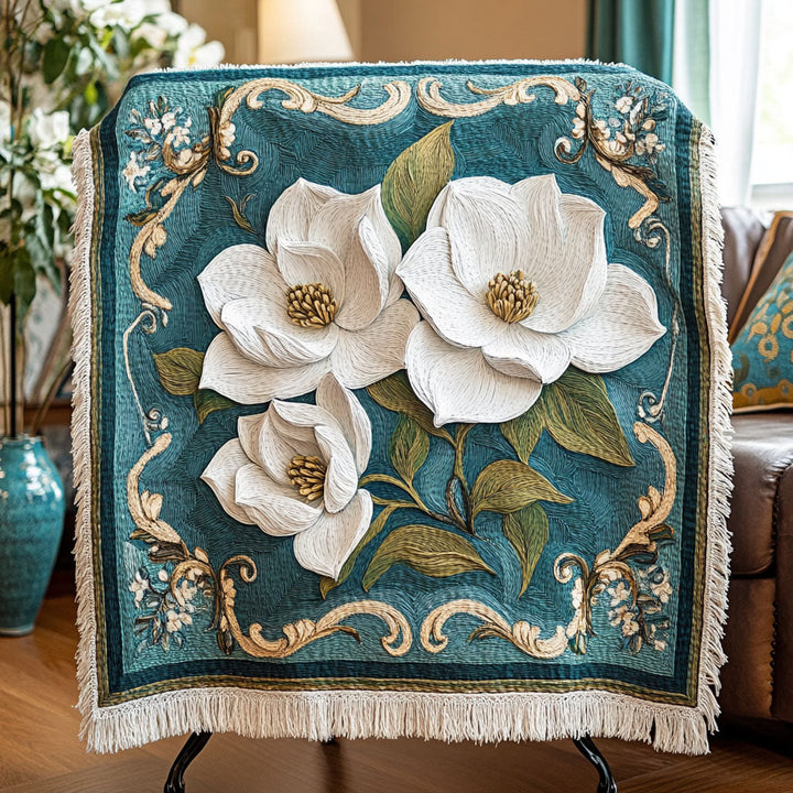 Couverture en Tissé Blossom Haven