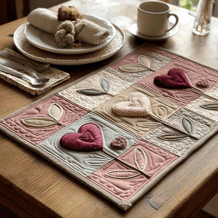 Nappe en Cœur Matelassée Blush NCU0TV1462