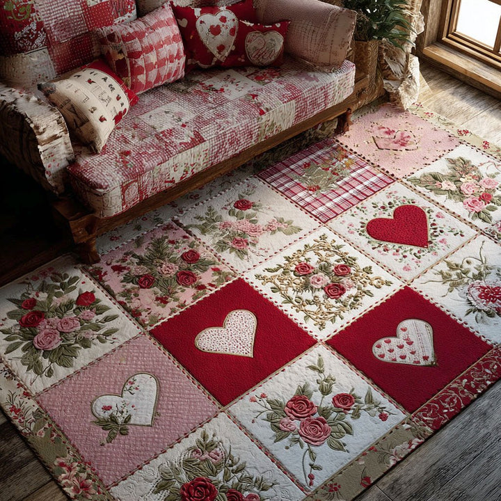 Tapis Souvenir de Jardin Rosé NCU0PT11259
