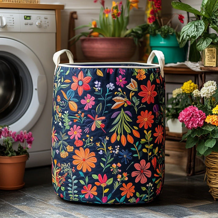 Panier à Linge Matelassé Boho Patchwork NCU0DV616