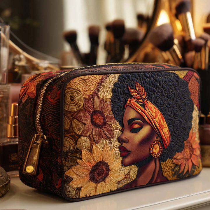 Trousse de Maquillage Matelassée Bold Bloom