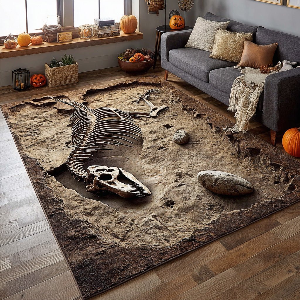 Bones Abyss Area Rug NCU0DV7734