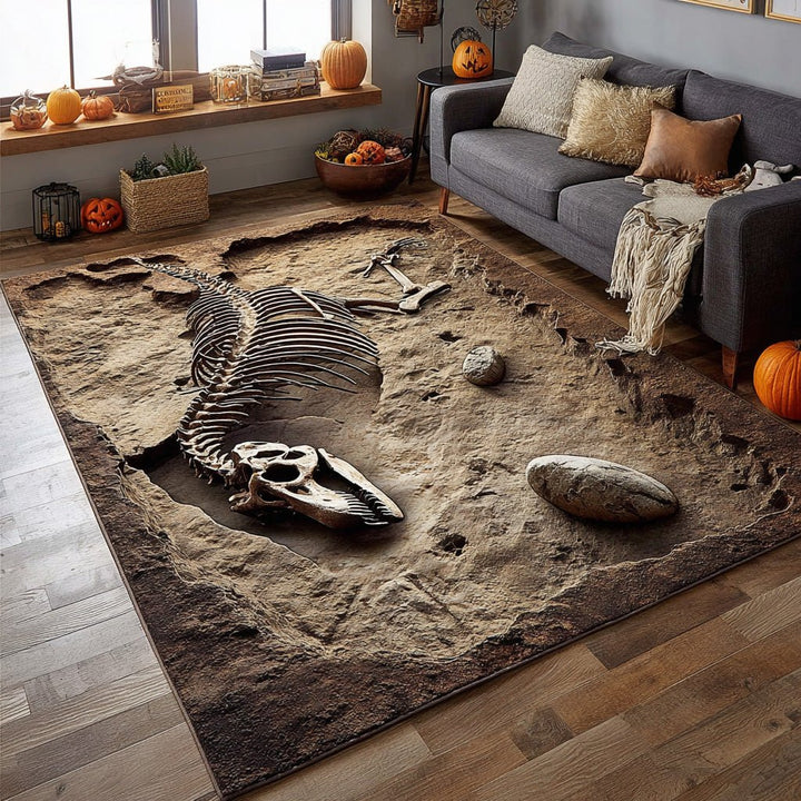 Bones Abyss Area Rug NCU0DV7734