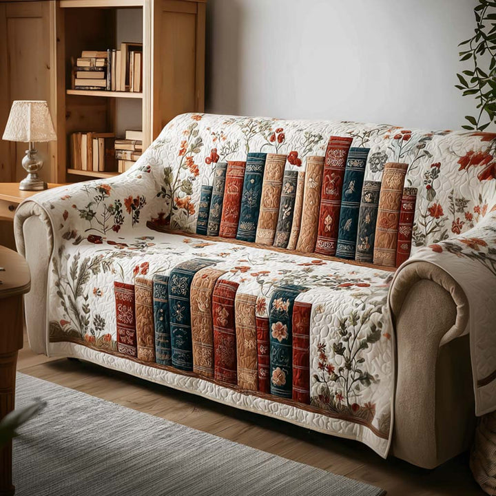 Housse de canapé matelassée Book Nook