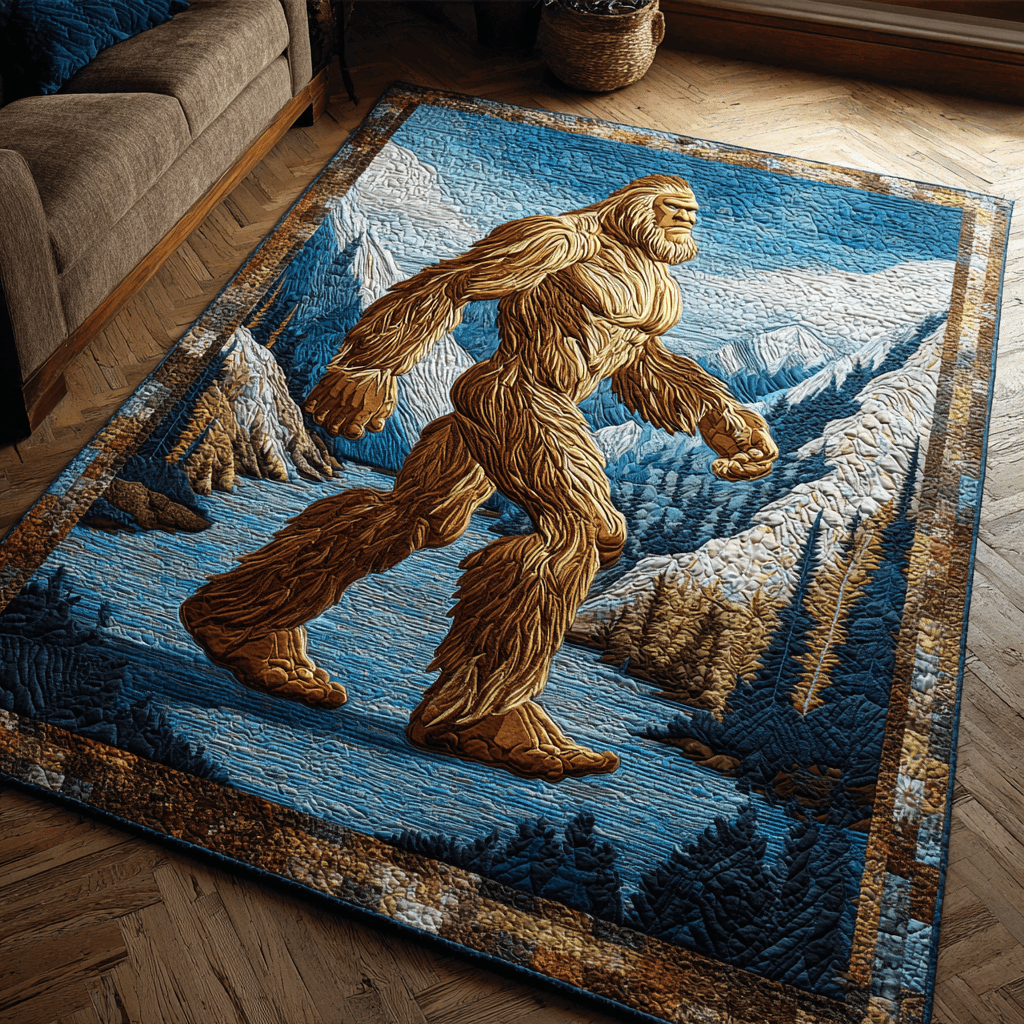 Brave Bigfoot Area Rug NCU0DK10749