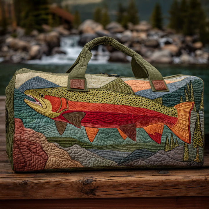 Sac de voyage matelassé en truite de brook