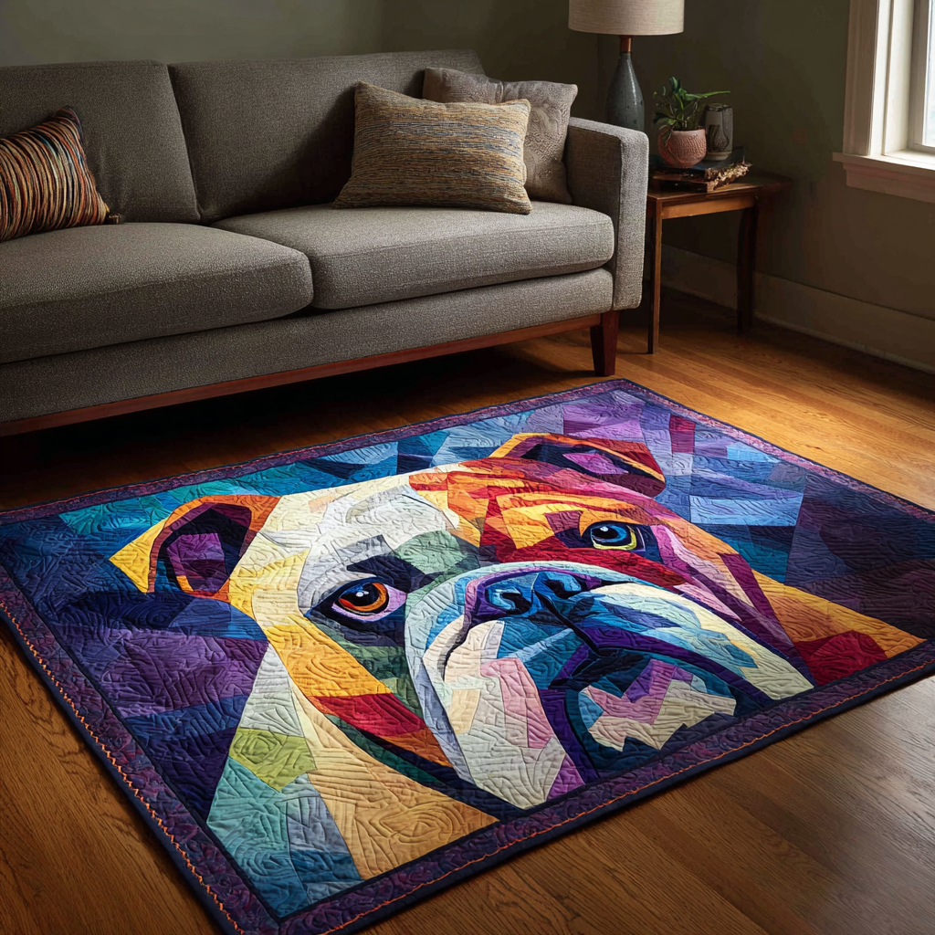 Bulldog Charm Area Rug NCU0DK10251