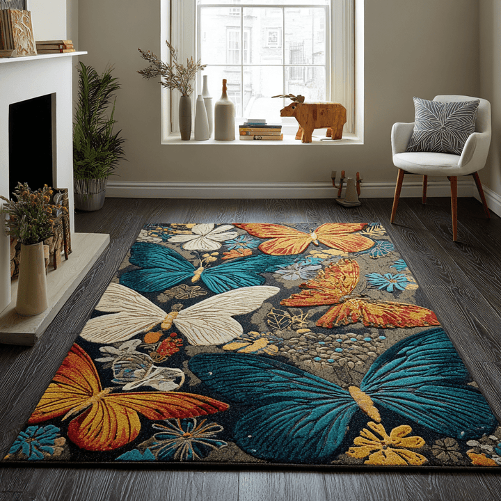 Butterfly Charm Area Rug NCU0DK11438