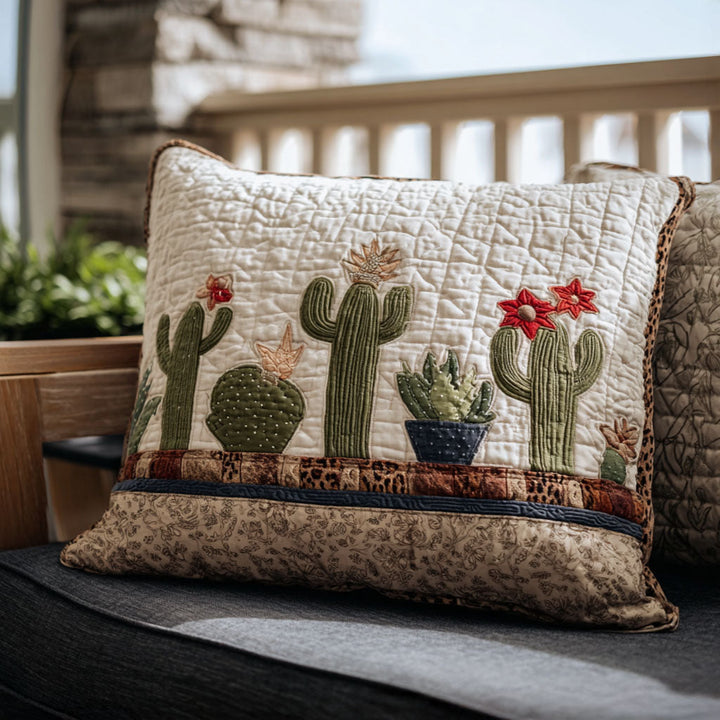 Housse de Coussin Matelassée Cactus Cutie NCU0PT8690