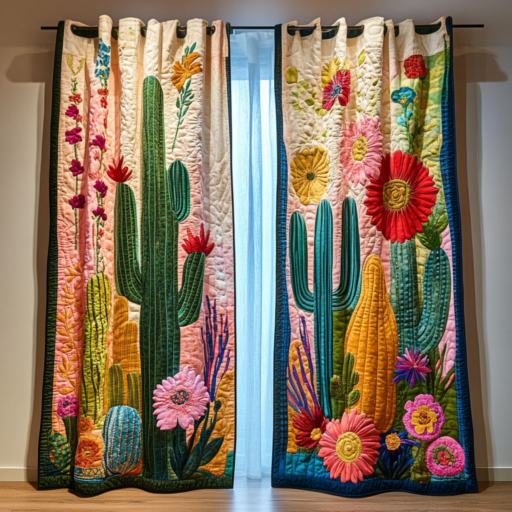 Rideaux Matelassés Cactus Horizon NCU0DK10956