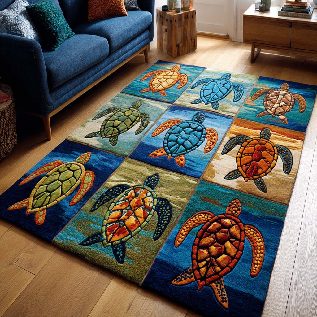 Calm Turtle Area Rug NCU0NT10053