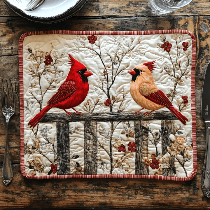 Napperon Matelassé Majesté Cardinal NCU0DV1545