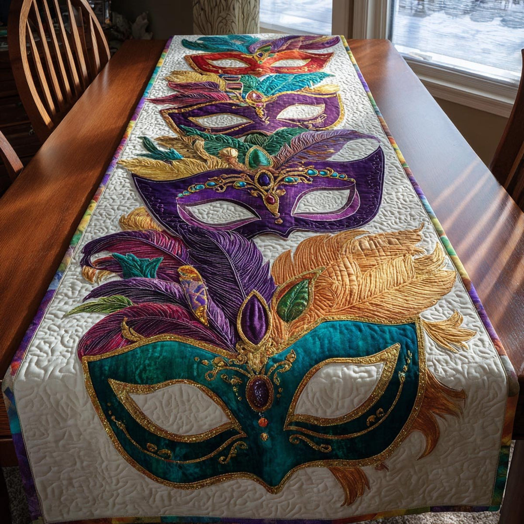 Nappe en Patchwork de Mardi Gras NCU0VT372