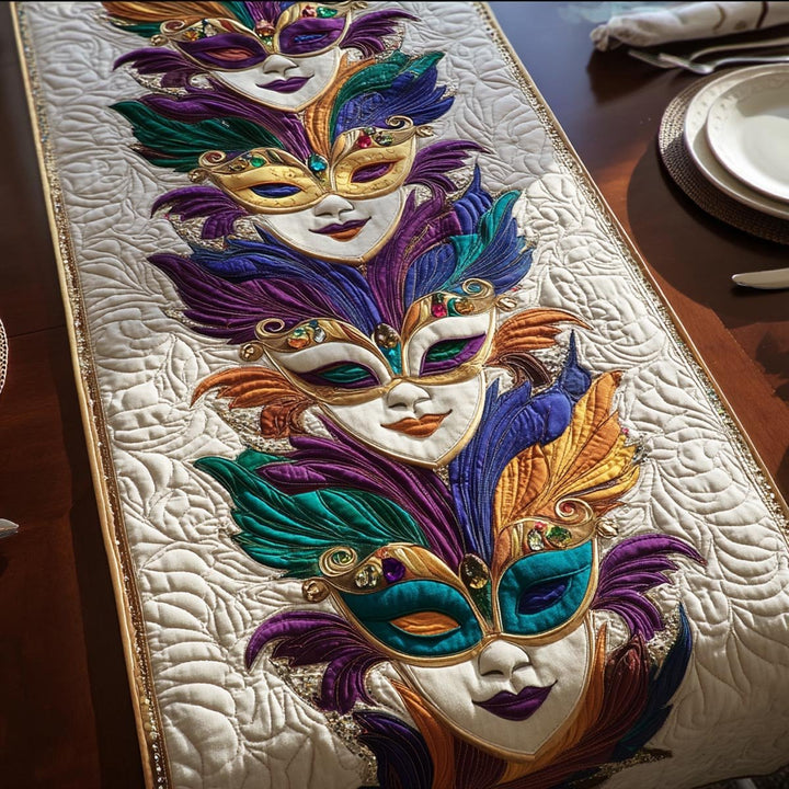 Nappe en Patchwork de Mardi Gras NCU0VT372