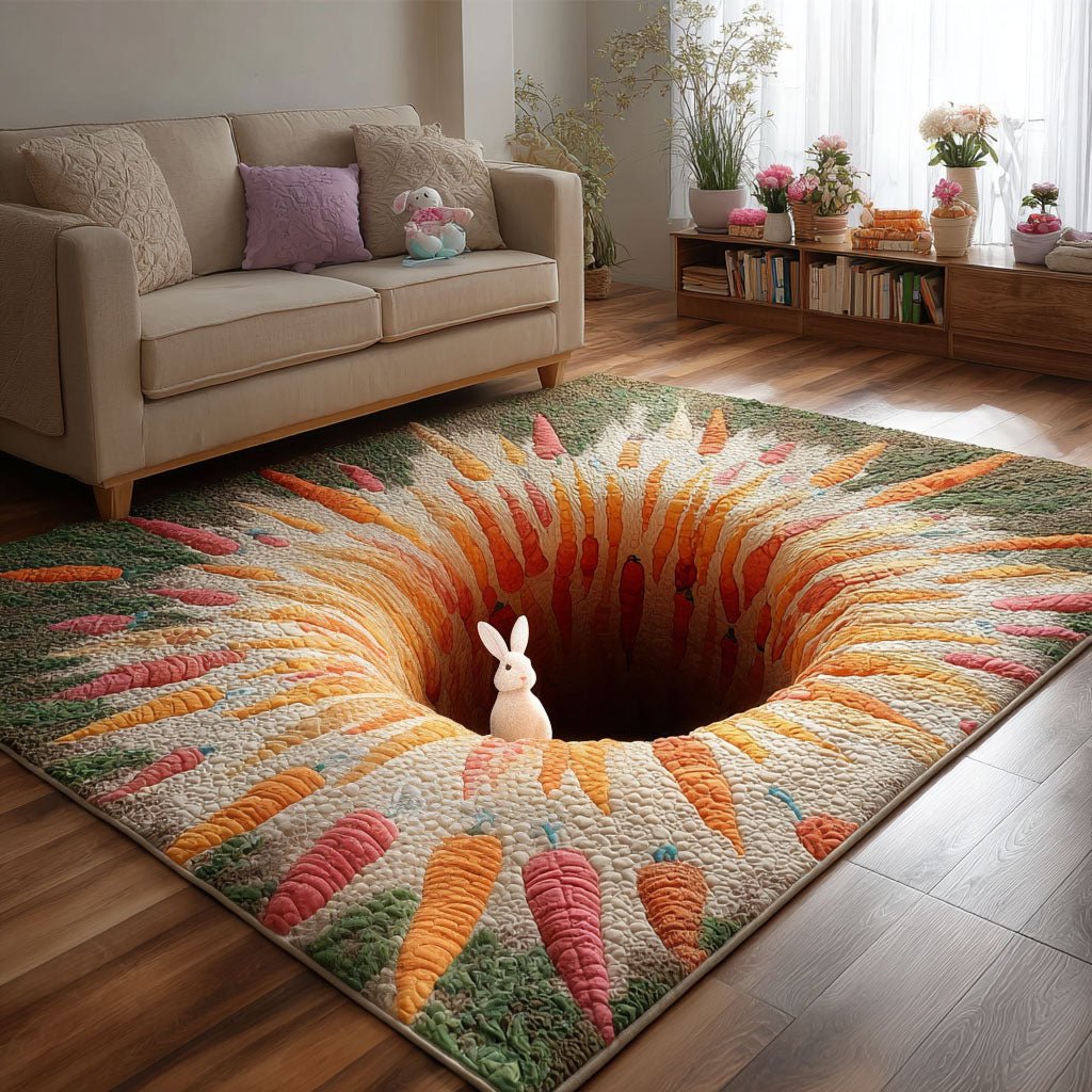 Carrot Garden Wonderland Area Rug NCU0PT11482