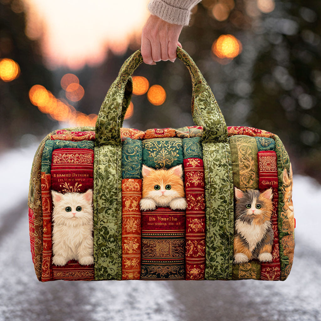 Sac de voyage matelassé Chat