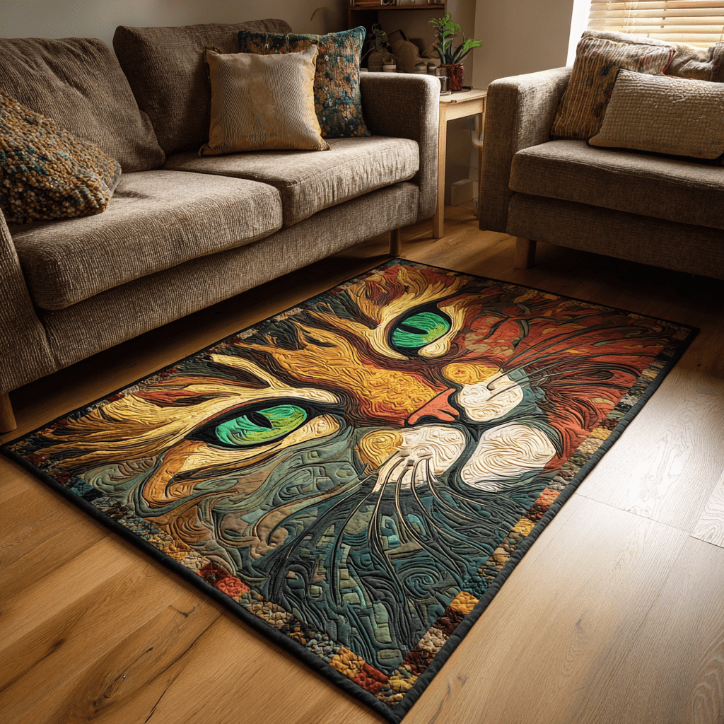Cat Flame Area Rug NCU0DK10263