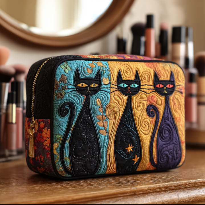 Sac de Maquillage Matelassé Cat Wonder