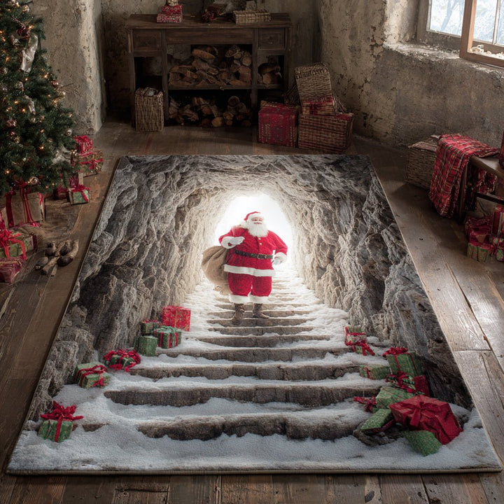 Cave Santa Claus Area Rug NCU0HH1255