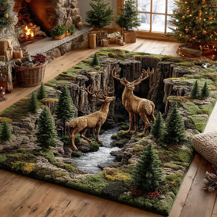 Cedar Deer Area Rug NCU0TD1984