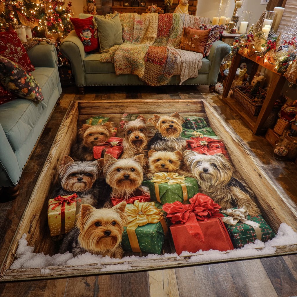Celebration Yorkie Area Rug NCU0HH1443