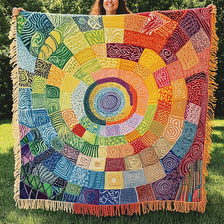 Couverture Tissée Céleste Blaze
