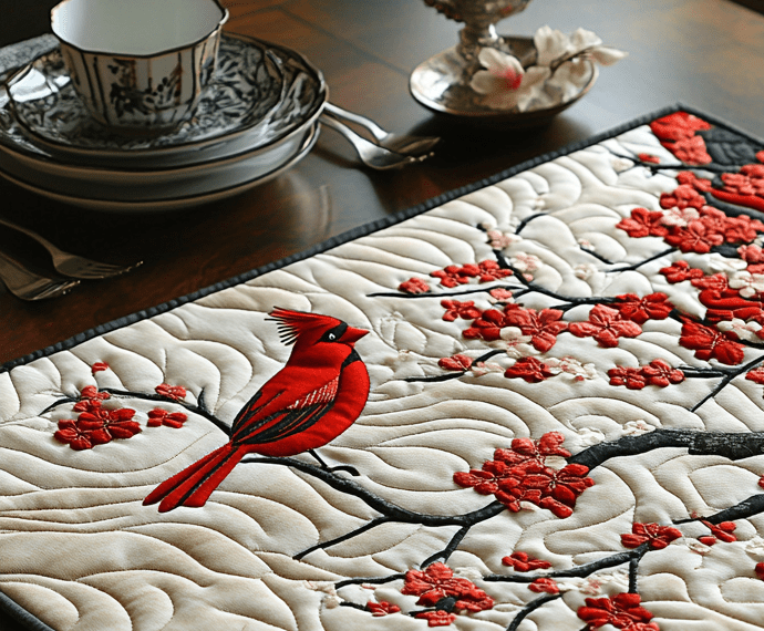 Nappe Matelassée Cerise Cardinal NCU0DV1126