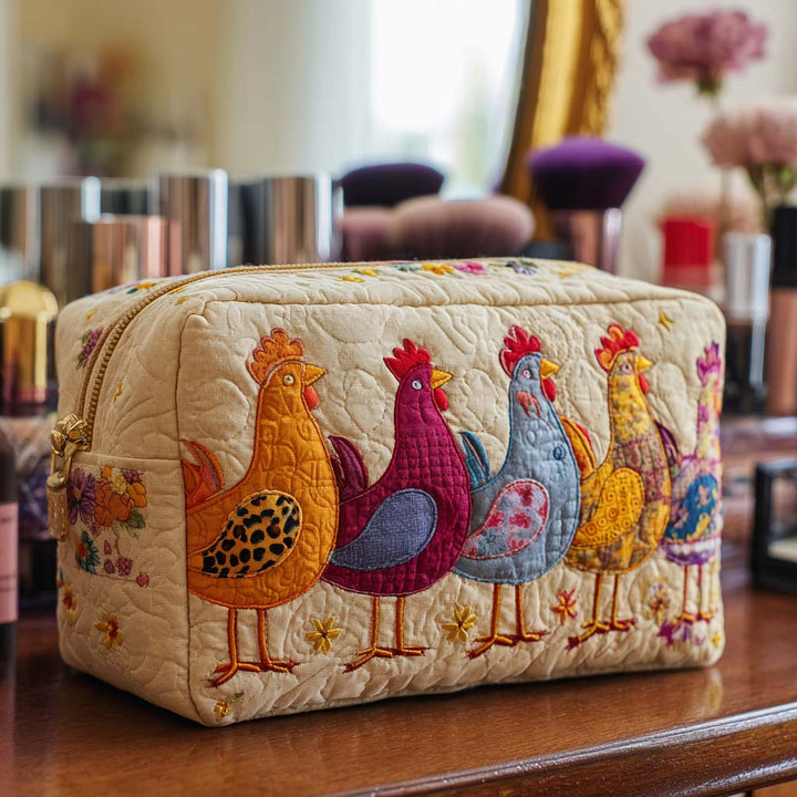 Trousse de Maquillage Matelassée Chicken Joy