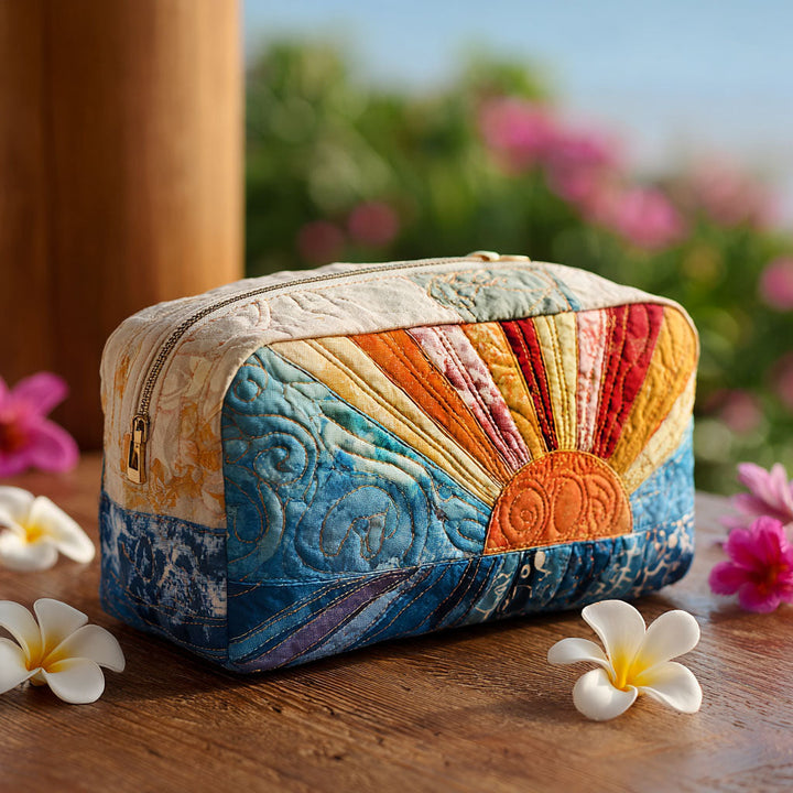 Trousse de Maquillage Matelassée Chill Wave