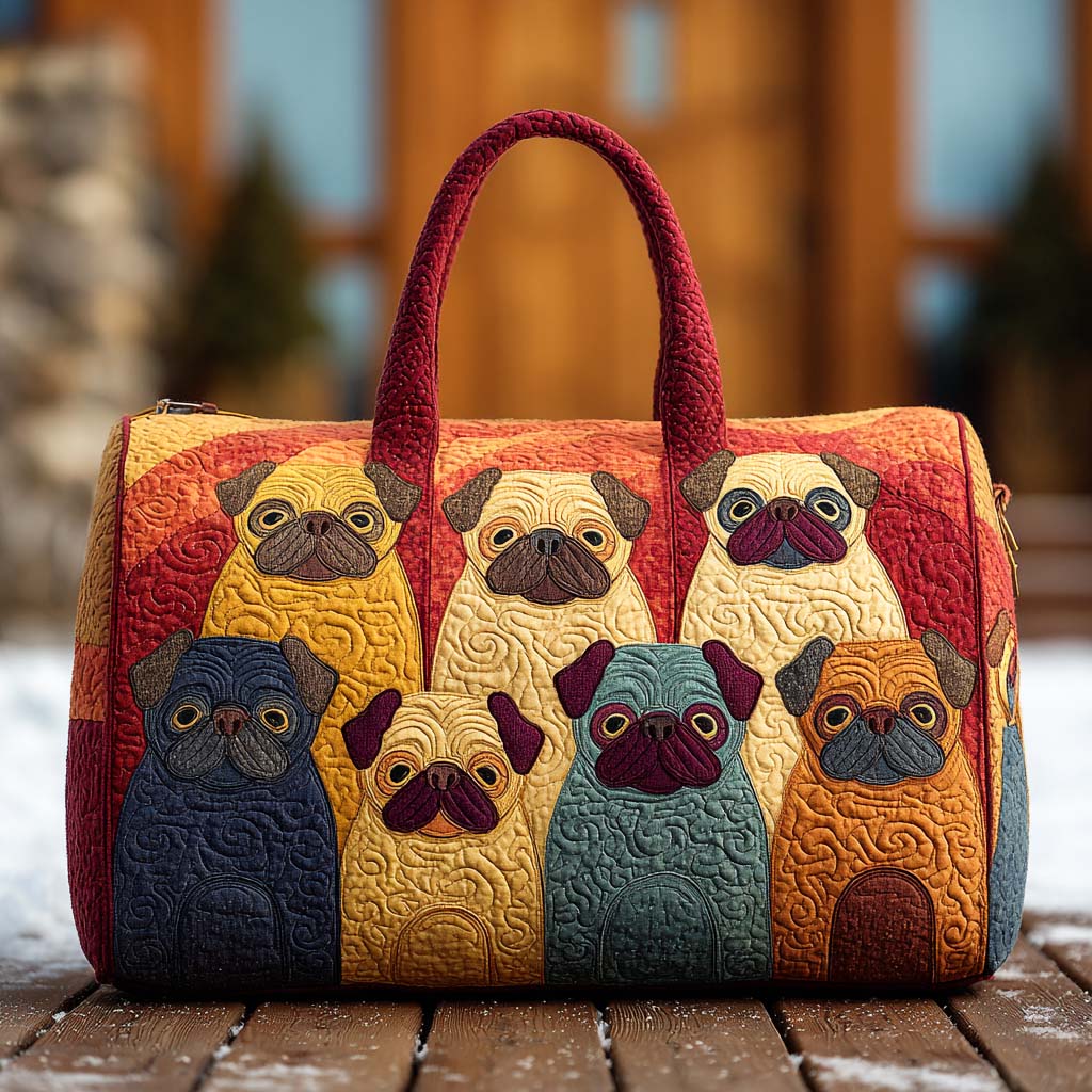 Sac de voyage matelassé Chonkster Pug
