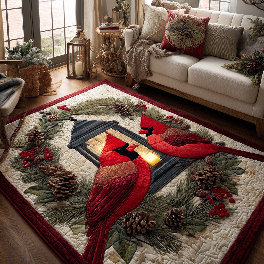 Christmas Cardinal Magic Area Rug NCU0DV8791