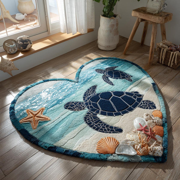 Tapis de forme personnalisée Coastal Bliss NCU0DV9618