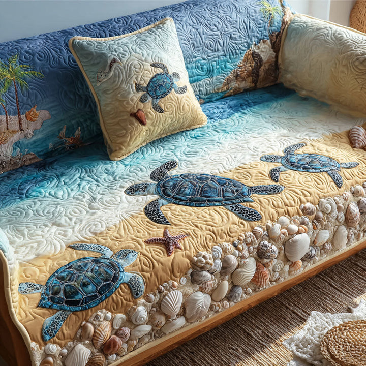 Housse de canapé matelassée Coastal Charm