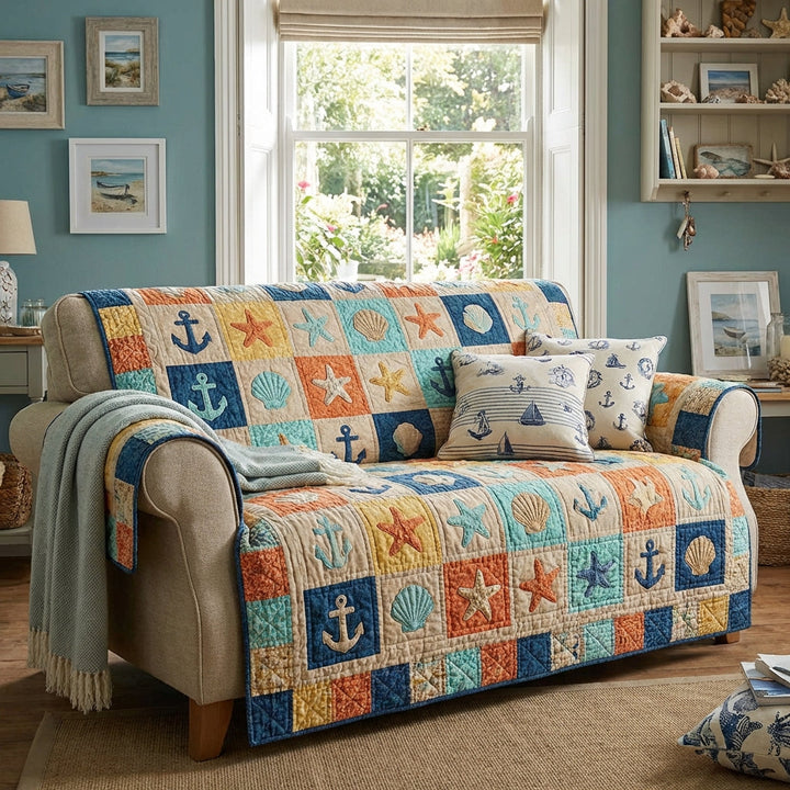 Housse de canapé matelassée Coastal Living