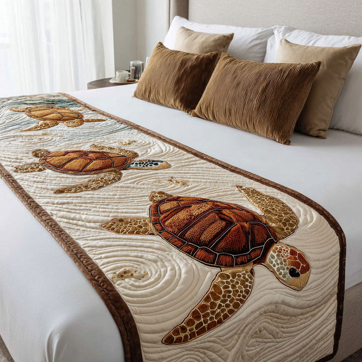 Couverture de lit matelassée Coastal Shell