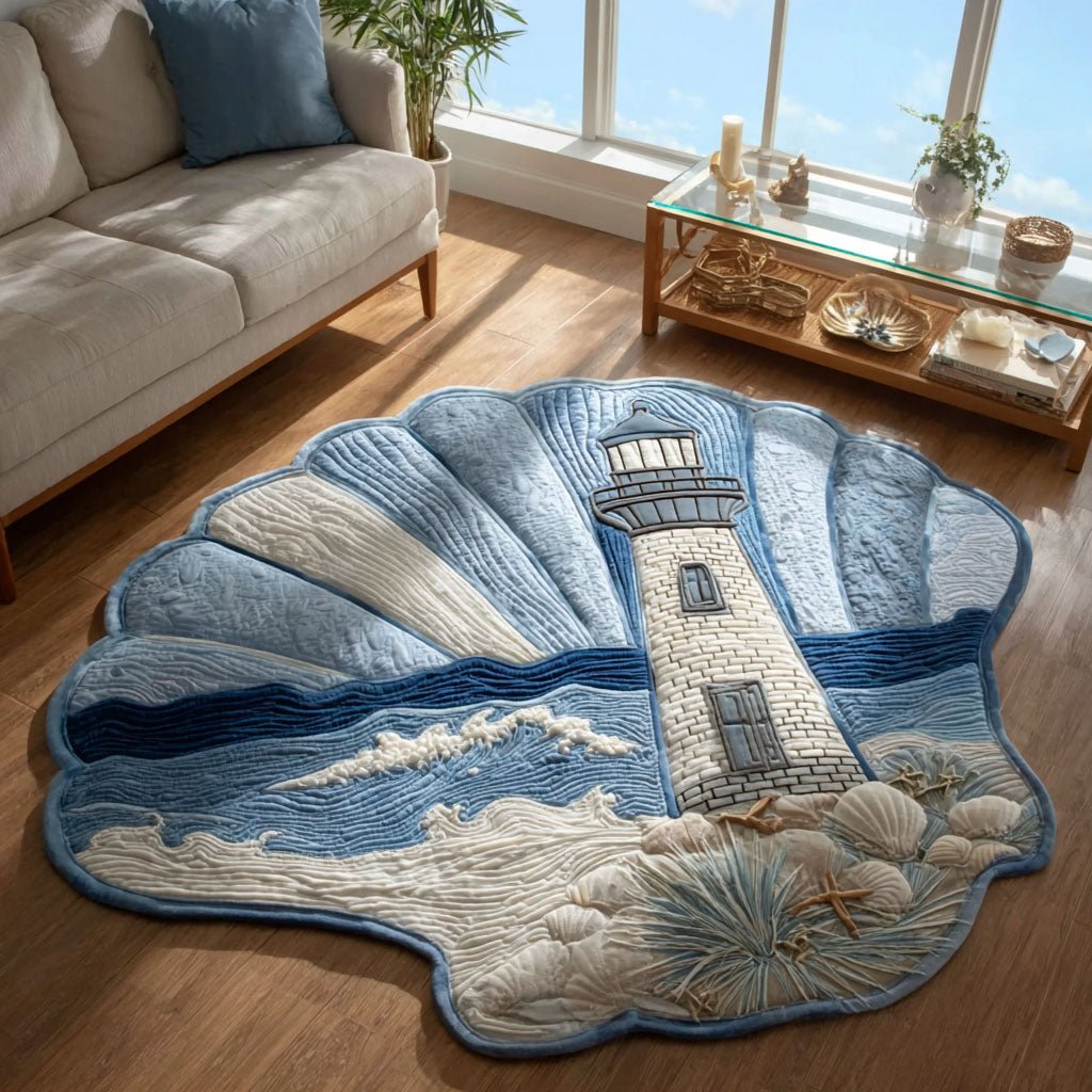 Coastal Watchtower Custom Shape Area Rug NCU0PT11663