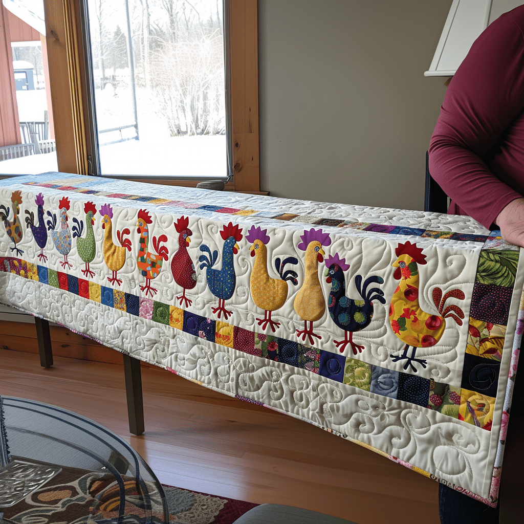 Chemin de Table Matelassé Coloré NCU0TH593