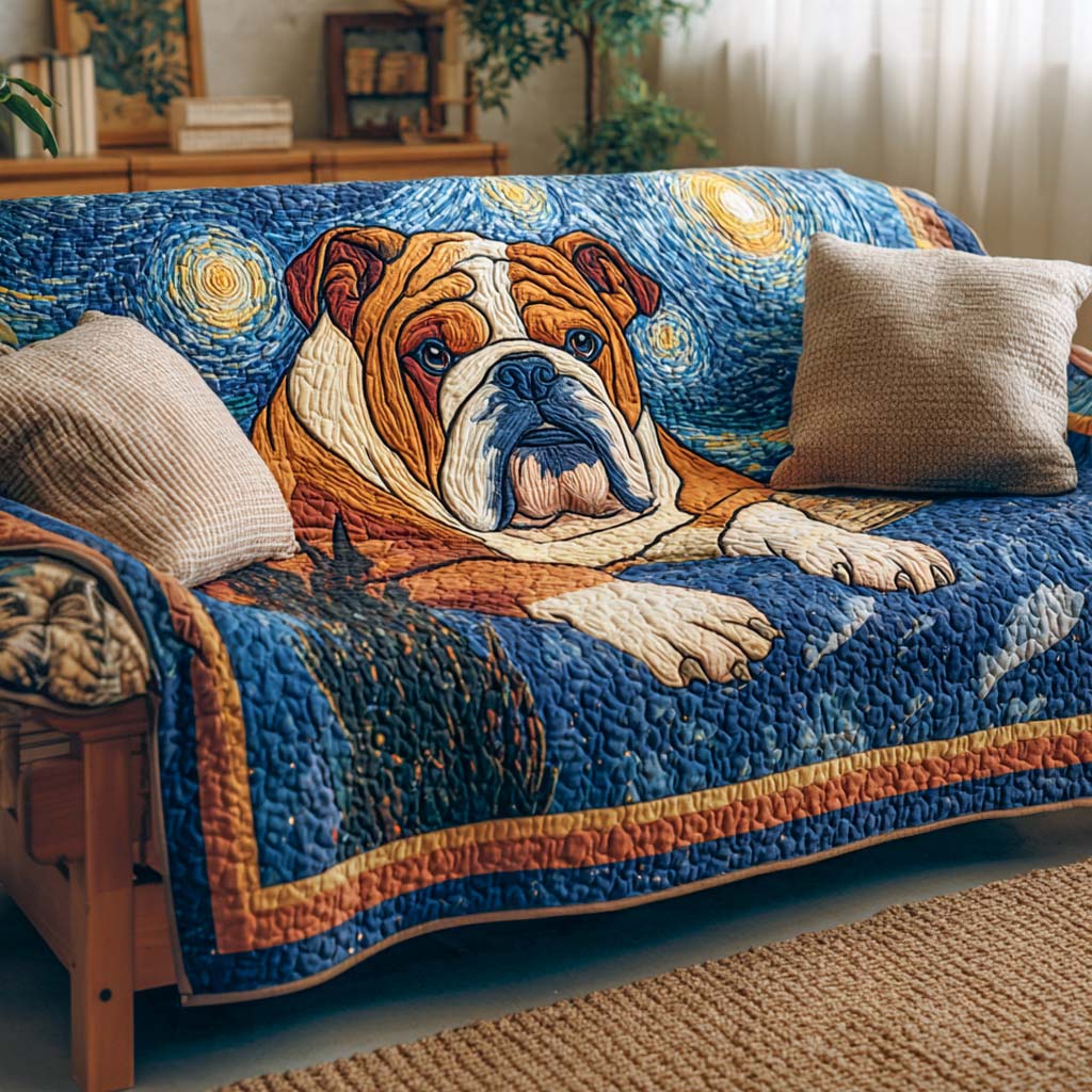 Housse de Canapé Matelassée Bulldog